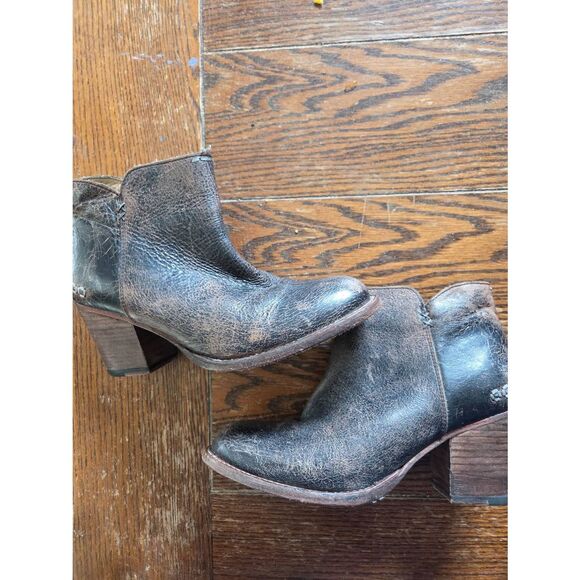 Bed Stu Yell Black Lux booties Cobbler Series size 8.5 - Picture 1 of 7